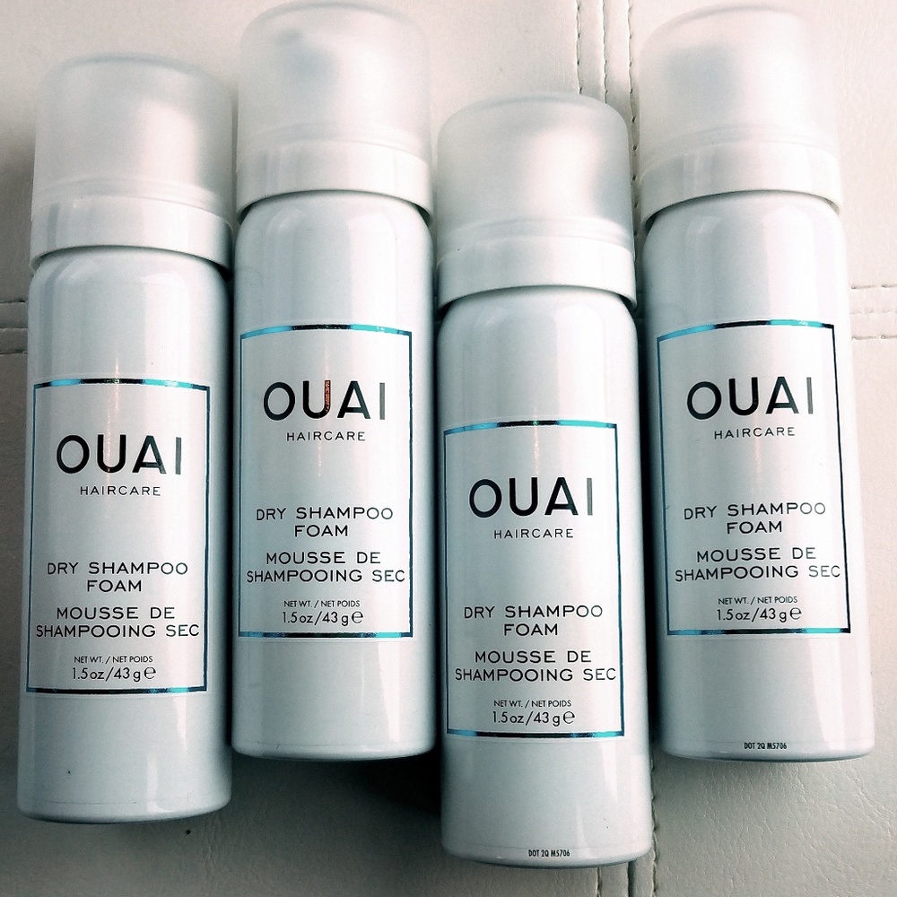 LOT × 4 OUAI Haircare Dry Shampoo Foam Mousse NEW
